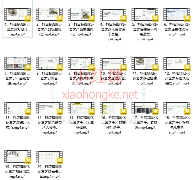无缺电商 · 抖店精细化运营实战干货指南:2025新版20节保姆级实操课,带你从0-1玩转抖音电商!🔥