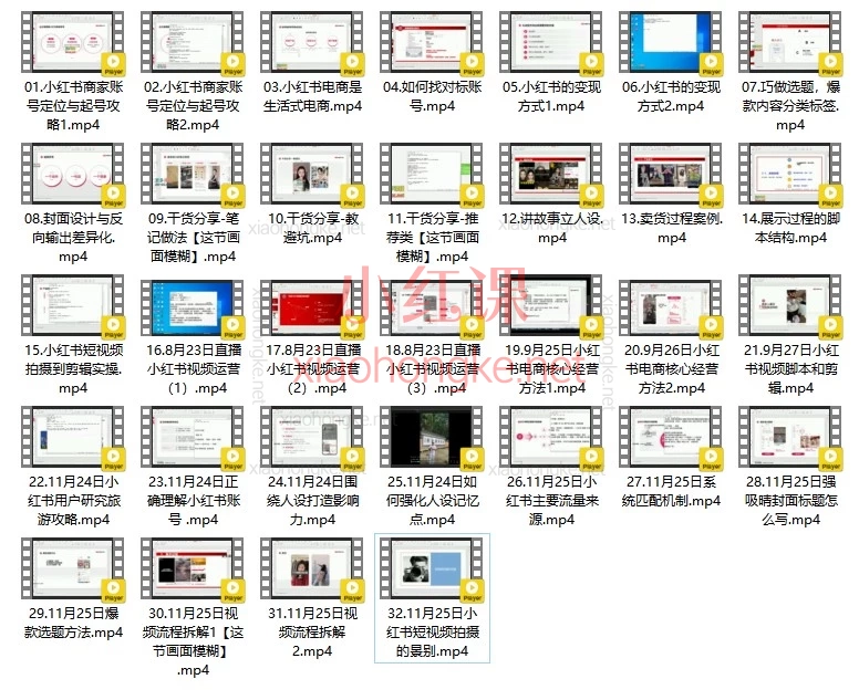 大晴老师小红书电商实战课:从0到1全链路变现,手把手教你打造爆单账号