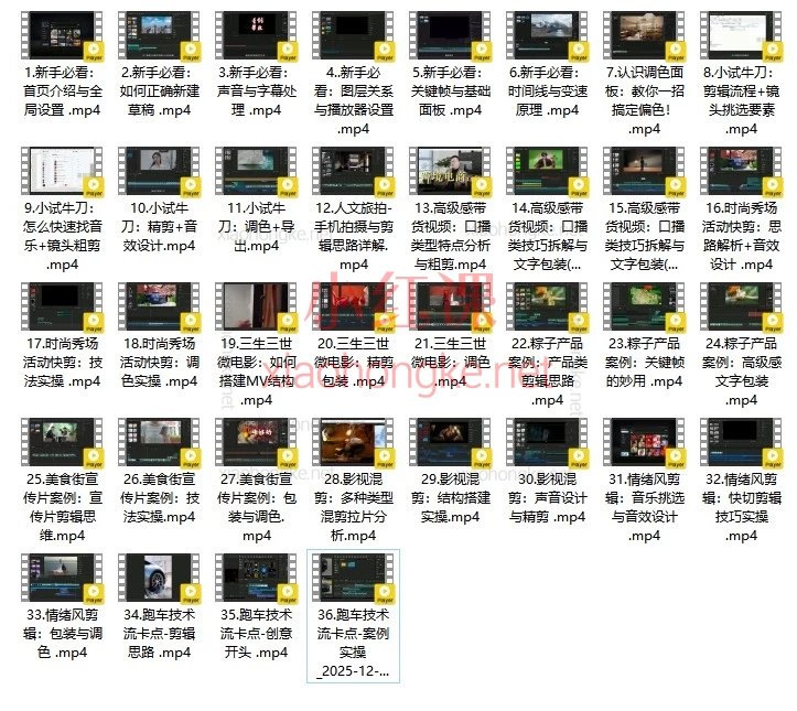 【星创学院】🎬 剪映电脑版｜零基础到高阶实操，一次掌握全流程剪辑思维！✨