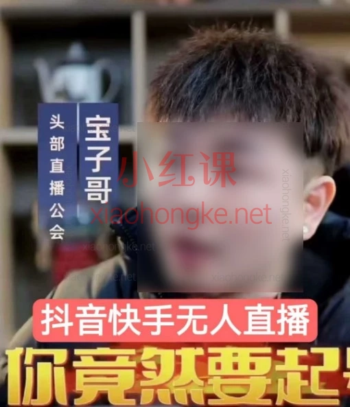 2025-2026宝子哥抖音快手全套无人直播课程| 从0到1带你稳定起号，实现流量变现