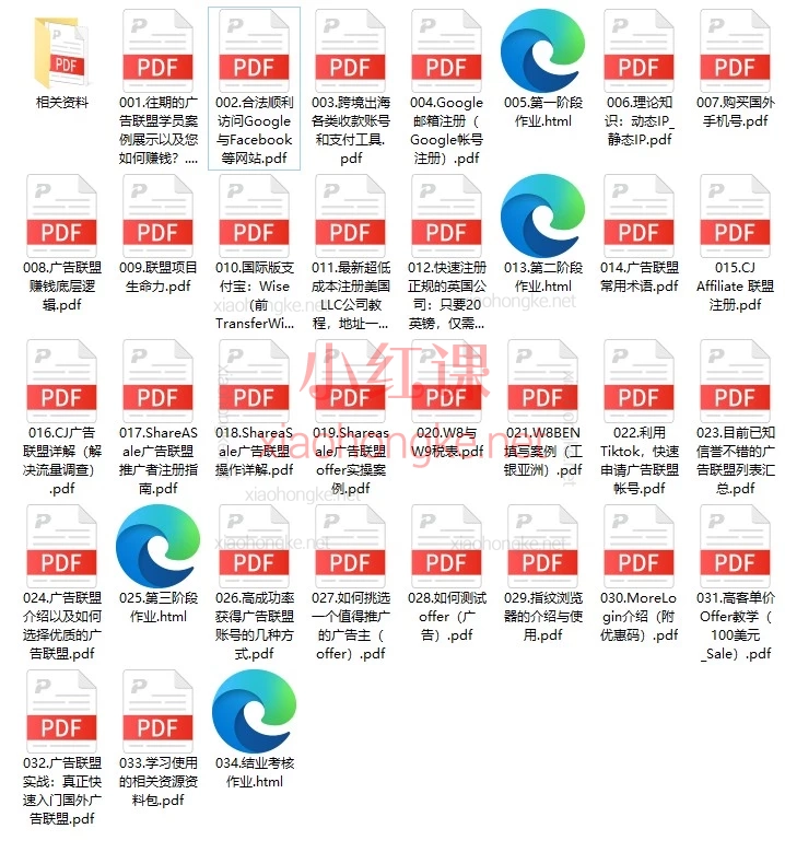2025见知教育广告联盟初级课程:零基础入门跨境出海,掌握海外广告联盟赚钱全流程