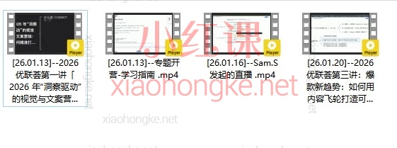 优联荟2026顾小北跨境AI头部年费年度专题学习计划｜跨境人必备成长计划