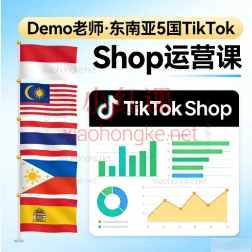 Demo老师·东南亚5国TikTok Shop运营课:从0到1掌握爆单闭环,抢占跨境新红利