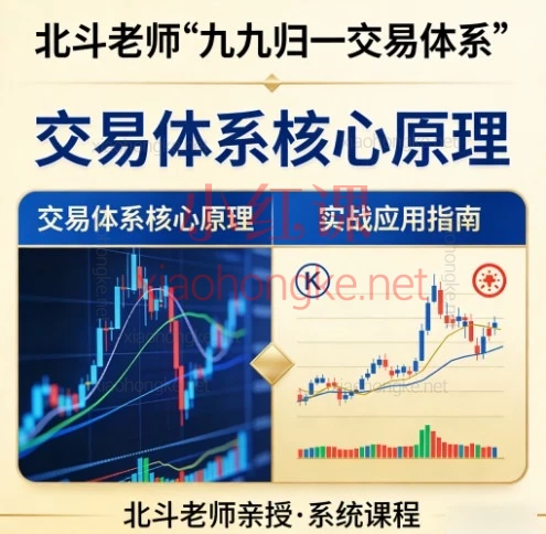 北斗老师《九九归一交易体系》助教督导课!小白也能看懂的交易实战指南