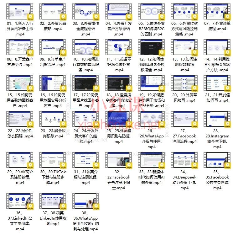 外贸高手必修课：B2B运营+客户开发全链路体系课，从0到1成为实战高手，这一套就够了！