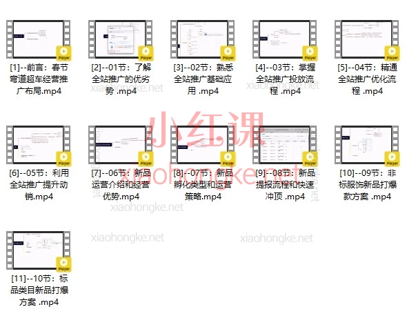 2026阿呆电商2026年关键词推广线上系列课+全站结合新品运营快速打爆款