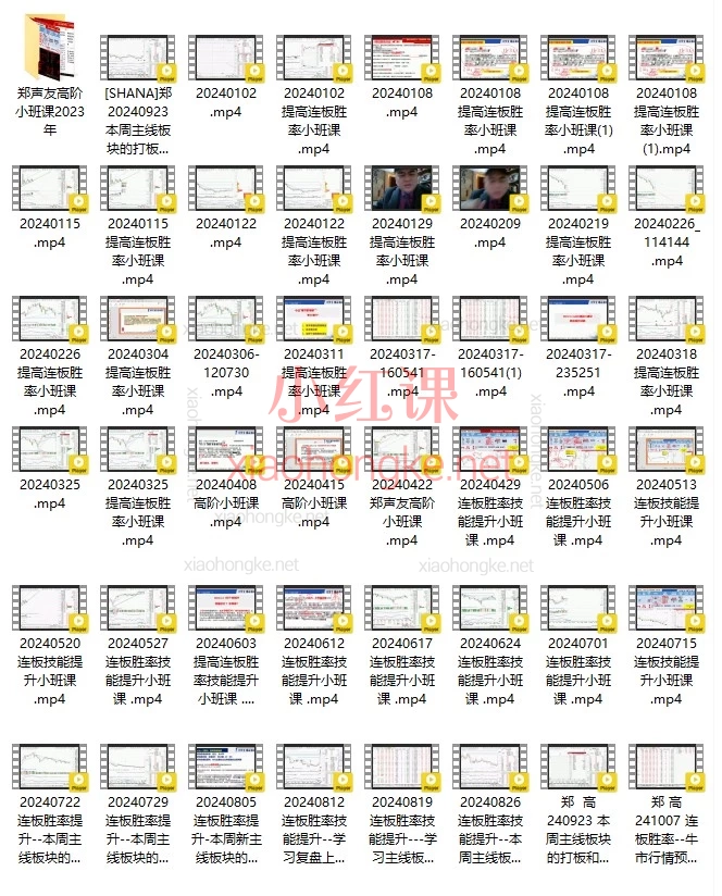 郑声友连板高阶课｜揭秘首板/一进二模式，拒绝诱多陷阱