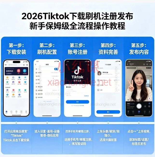 2026TikTok保姆级入门实操课:从零搭建海外账号