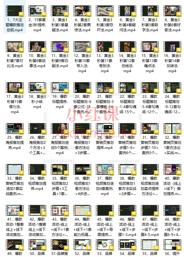 2026厚昌全媒体运营爆款策划实战课（111节）：从0到1掌握全链路运营核心技能