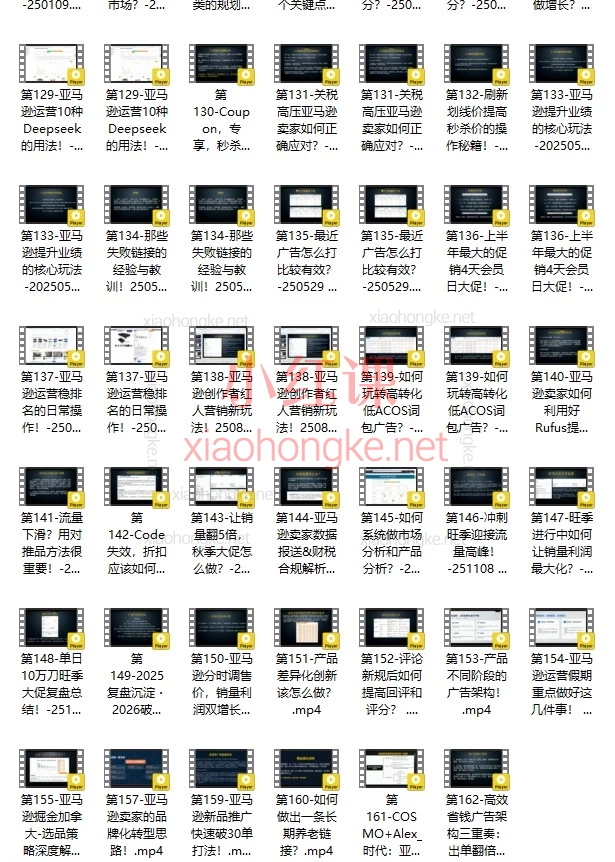 2026skyla亚马逊全阶课|0→1打造爆款|2026最新运营SOP(含AI玩法)