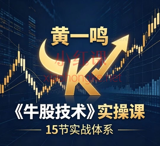 炒股必学|黄一鸣《牛股技术》15节实操课,从入门到精通