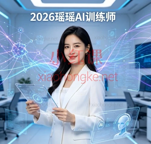 瑶瑶AI训练师新课2026|普通人逆袭的最后一张船票!
