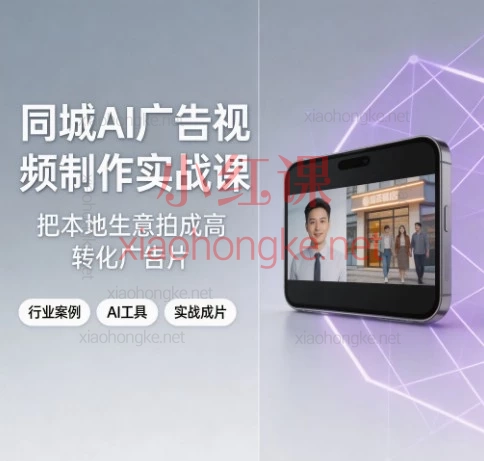同城老板必看！0基础AI广告课，剪映+即梦+海螺AI保姆级教程