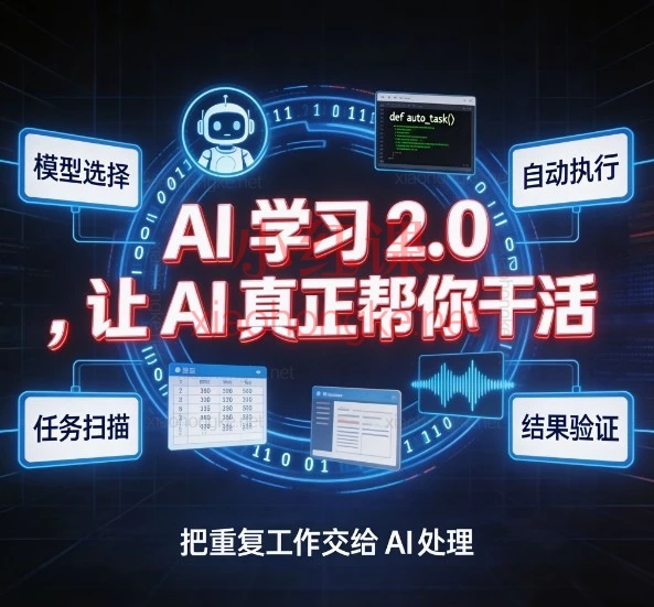 别只拿AI聊天了!普通人如何通过AI 2.0实现“睡后收入”?
