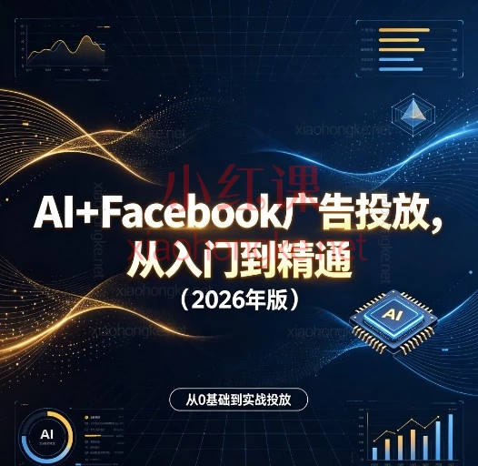 AI+Facebook广告投放，从入门到精通（2026年版）