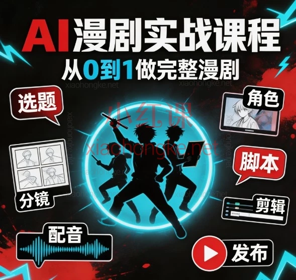 AI漫剧全流程保姆级教程｜零基础到变现，附提示词库