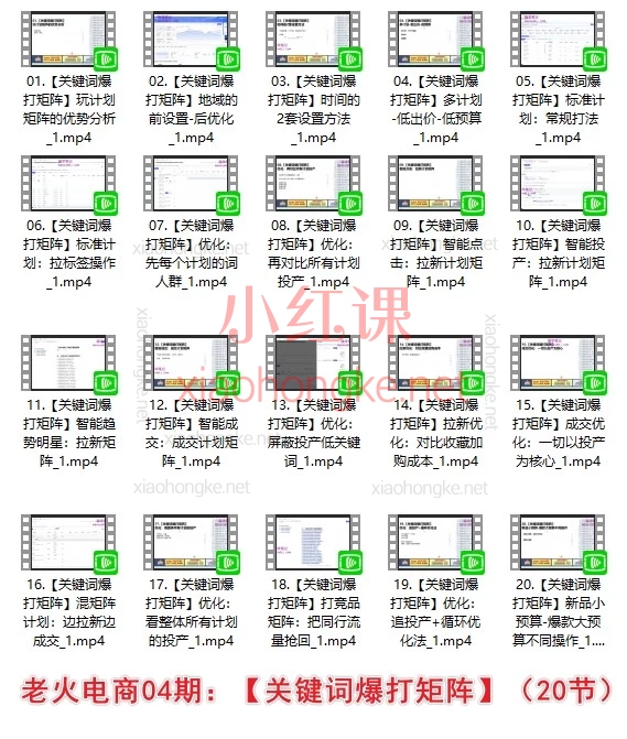 淘宝投流别再瞎烧钱｜老火万相台无界 4 套实战技术：打竞品 / 关键词矩阵 / 分词分计划 / 趋势词矩阵