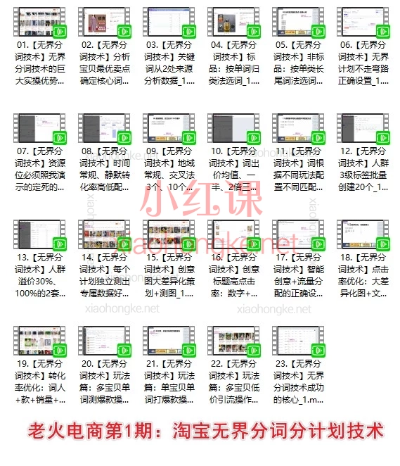 淘宝投流别再瞎烧钱｜老火万相台无界 4 套实战技术：打竞品 / 关键词矩阵 / 分词分计划 / 趋势词矩阵