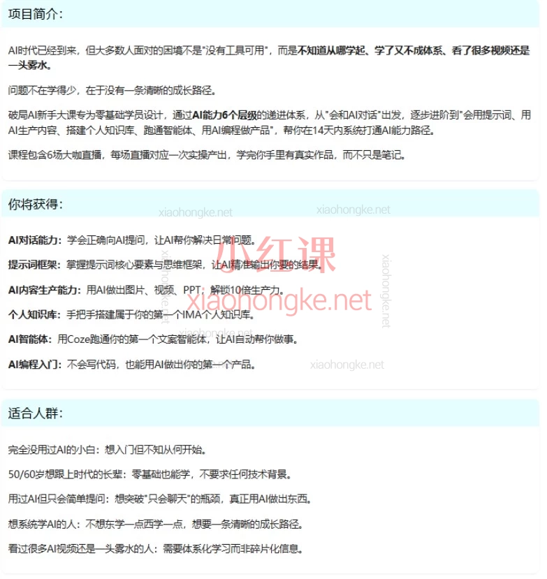 2026年8月破局俱乐部-破局行动新手营AI素养大课