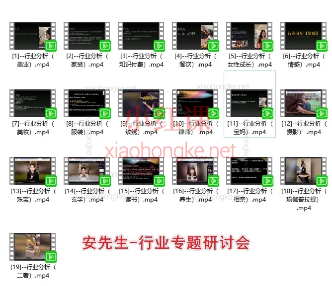 2026安先生-短视频行业专题研讨会+花火VIP专享课