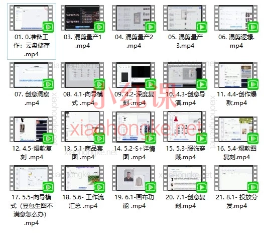 溯引AI电商工具课|混剪量产+商品图+爆款复刻+投放分发