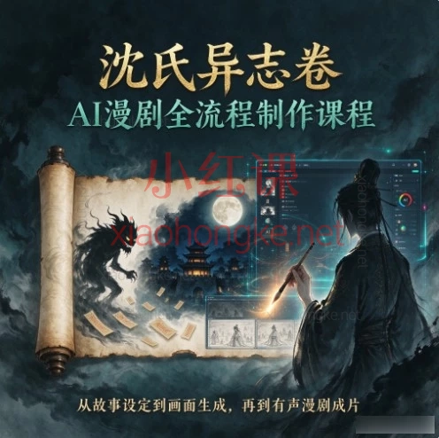 沈氏异志卷:生成式AI视频制作全流程|何松老师亲授