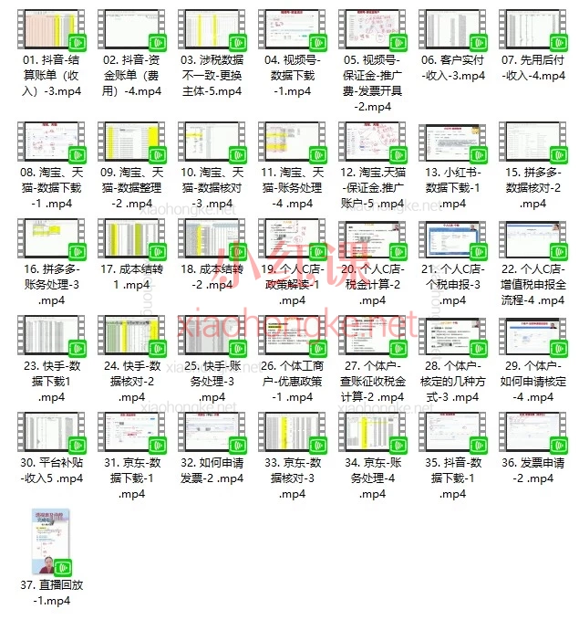 商数据核对实操课 | 抖音/淘宝/京东/拼多多/小红书全平台对账+税务合规 | 零基础实战