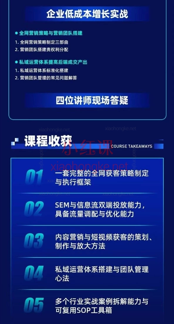 厚昌全网获客业绩倍增训练营北京9月3-5日三天两夜线下课｜SEM/信息流/短视频/私域低成本增长