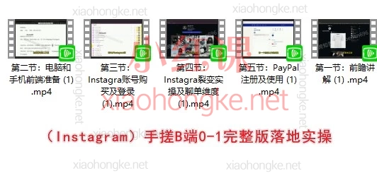 0基础做海外私域聊单：Facebook/TikTok/Instagram环境+广告+WhatsApp清单