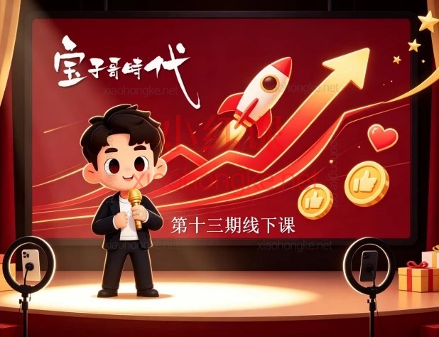 苏苏&宝子哥第13期线下课 | 直播带货全链路实战手册