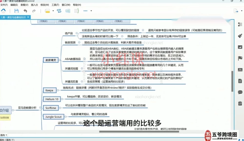 亚马逊产品开发精品课程：从0到1打造爆款产品的完整实战指南