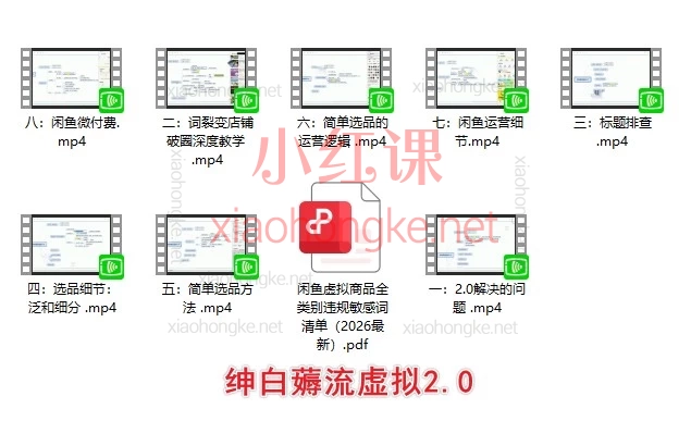 虚拟类目怎么做起店？薅流虚拟4.0插件课+AI选品全拆解｜从0到1做淘宝闲鱼拼多多虚拟商品