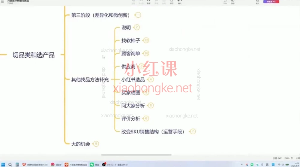 履冰淘宝天猫货架电商选品课：精细化选品+利润测算实战教程