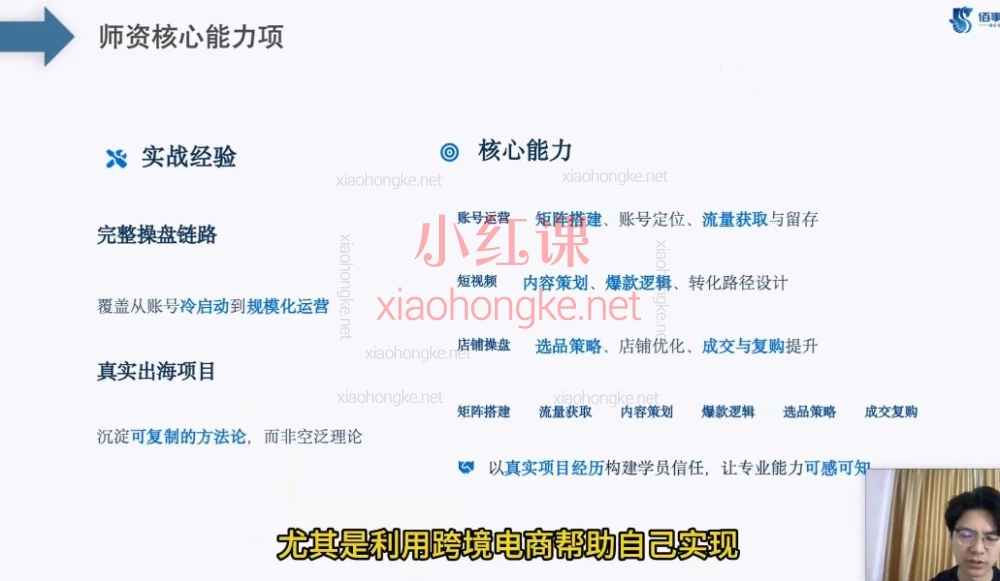 佰事德AI+TikTok跨境出海实战课｜零基础掌握账号搭建、算法规则、AI定位、快速起号与短视频脚本创作