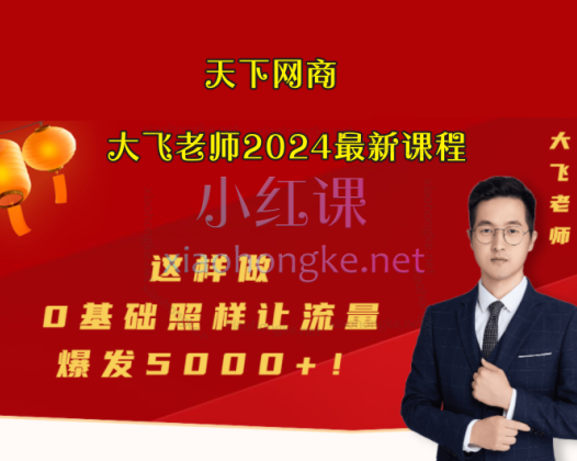 2024天下网商-大飞老师淘宝运营课程