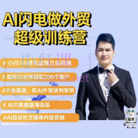 2025-2026大卫超级AI外贸:AI闪电做外贸实战课-外贸建站-开发客户-内容营销6-27期