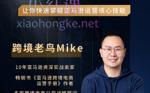 跨境老鸟Mike:亚马逊跨境电商全阶运营系列课程