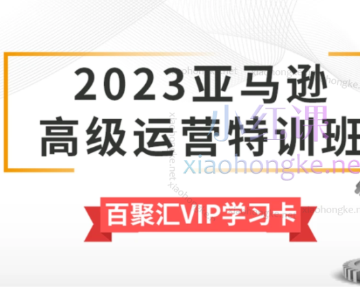 百聚汇亚马逊高级运营特训班，2023年百聚汇VIP学习卡