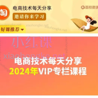 电商技术每天分享：2023-2024-2025-2026专栏课程