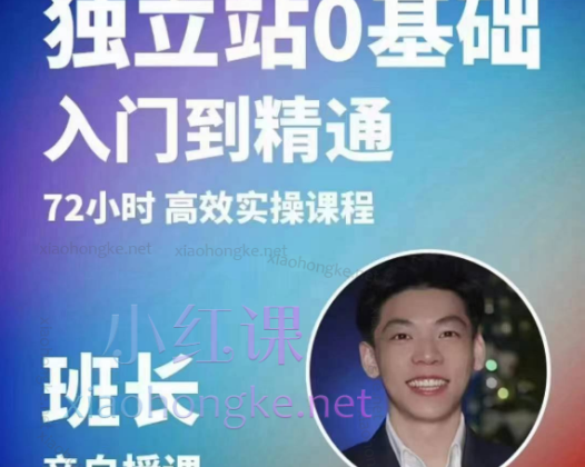 班长的跨境电商独立站0基础入门到精通72小时实操课程（课件资料笔记）