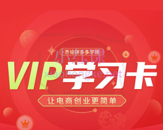 齐论拼多多学院-2022-2024年VIP学习卡