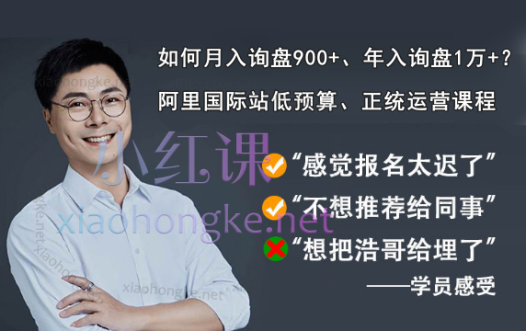 Master蔡浩如何月入询盘900+、年入询盘1万+? ——阿里国际站低预算、正统运营课程